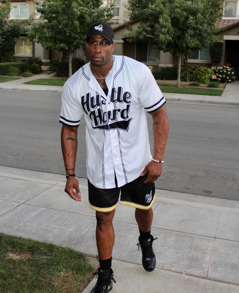 Men's Hip-hop Outfit,Custom Baseball Jersey Shirt,Street Fashion,How To Wear  A Baseball Jersey in 2023